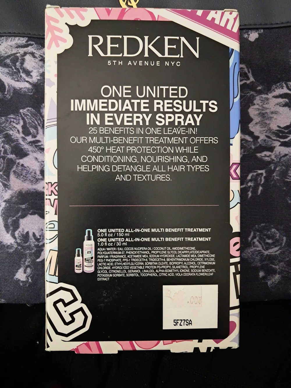 Redken One United Multi-Benefit Spray - Pink, White, Black